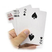 3 cartas monte magic card, três cartões de pôquer, truque fácil, truque clássico, truques de mágica, fechar, ilusão 2024 - compre barato