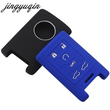 jingyuqin Silicone Car Key Cover Remote FOB For Cadillac Escalade SRX XTS ATSL SLS CTS STS ATS BLS Corvette Keyless Fob Case 2024 - buy cheap