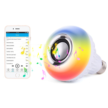 DONWEI Smart 12W E27 RGB +White 4.0 Bluetooth Speaker LED Bulb 24 Keys Remote Control Support Music Playing Dimmable Light Bulbs 2024 - buy cheap