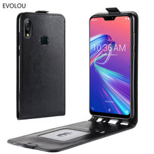 Capa de couro flip vertical para asus zenfone max pro m2 zb631kl capa x01bd capa magnética dobrável para asus zb631kl bolsa capa 2024 - compre barato