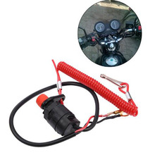 Universal Safety Tether Lanyard Push Button Boat Engine Motor Kill Stop Switch Motorcycle Switches Motorcycle Accessories 2024 - buy cheap