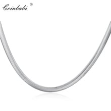 6mm Snake Link Chains Necklace,Romantic 925 Sterling Silver  For Women & Men, Soft Jadoku 24 Inch Simple Snake Silver Necklace 2024 - buy cheap