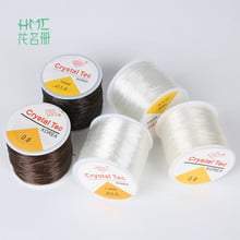 45-100meter 0.5/0.6//0.8/1.0MM Transparent Stretchy Elastic Line Beading Wire Rope Cord Thread String For Jewelry Making 2024 - buy cheap