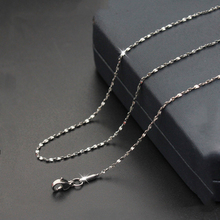 1.25mm 45-55cm 316L Stainless Steel Slim Thin Link Chain Necklace DIY Women Chain Kids Girl Men Jewelry Colier Fit Pendant 2024 - buy cheap