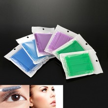 100Pcs/bag  S/M/L   Disposable Eyelash Swab Applicator Micro Mascara Brush Extension 2024 - buy cheap