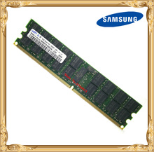 Samsung Server memory original 4GB DDR2 2Rx4 REG ECC RAM 667MHz PC2-5300P 667 4G 2024 - buy cheap