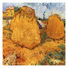 High quality Vincent Van Gogh modern art Meules De Foin En Provence Oil paintings reproduction hand painted 2023 - buy cheap