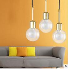 Modern simple single chandelier bubble glass ball chandelier creative chandelier clothing store small chandelier 2024 - buy cheap