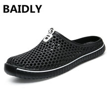 BAIDLY Comfortable Men Sandals Summer Outdoor Beach Shoes Men Slip on Garden Clogs Slipper Unisex Casual Water Slippers 2024 - buy cheap