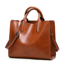 Роскошные сумочки, женские сумки, дизайнерские брендовые сумки на плечо из масляной вощеной кожи, винтажная сумка, женская сумка-тоут, женские сумки-мессенджеры 2024 - купить недорого