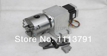 CNC Router Rotational Axis, the 4th Axis, A axis for the engraving machine,100mm 3-jaw Scroll Chuck ( With harmonic gear box) 2024 - buy cheap