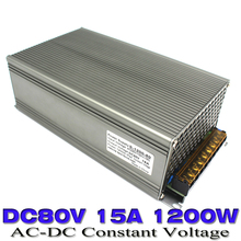 Suministro de Potencia de salida única DC80V 15A 1200W transformadores de controlador de conmutación 110V 220V AC a DC SMPS para equipos mecánicos CNC 2024 - compra barato