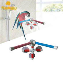 Bird Toy Parrot Bath Stand Shower Standing Bar  with sucker for Parrot Climbing and Biting Drop Shipping 2024 - buy cheap