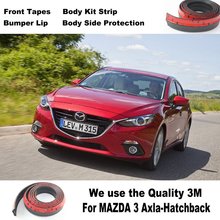 For Mazda 3 Mazda3 Axla Hatchback Car Bumper Lip / Front Spoiler Deflector For Car View Tuning / Body Kit / Strip Skirt Stickers 2024 - buy cheap