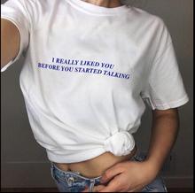 Женская футболка с забавным графическим принтом, летняя стильная футболка, топы, пуловеры 2024 - купить недорого