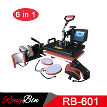 6 in 1 Combo Heat Press Machine Sublimation Heat Press Digital Heat Transfer Machine Printer For Mug Cap T Shirt Phone Cases 2024 - buy cheap