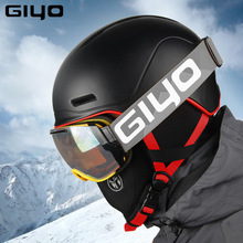 GIYO-casco de seguridad para Snowboard para hombre y mujer, protección para la nieve, moldeado integralmente 2024 - compra barato