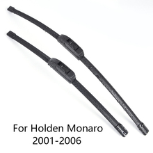 Escobillas limpiaparabrisas de coche para Holden Monaro forma 2001, 2002, 2003, 2004, 2005, 2006 limpiaparabrisas de coche de goma 2024 - compra barato