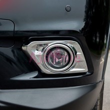 Embellecedor de lámpara antiniebla delantera, cubierta de superposición de luz de gama alta, 2014, 2015, 2016, cromo, decoración de coche para Nissan x-trail, accesorios 2024 - compra barato