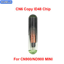 Chip de llave de coche, copia de 48 chips CN6 ID48, transpondedor de coche, clonador virgen de cristal, uso para CN900/ND900 2024 - compra barato