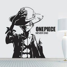 New arrival Free shipping One Piece Luffy Cartoon wall stickers Vinyl wall art wallpaper Home decoration mural wall stickers 2024 - buy cheap