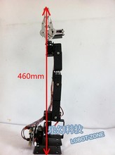 Robotic Manipulator 6 DOF Robot Arm +Mechanical Claw+6PCS High Torque Servo(metal gear)+ Large Metal Base for Robot DIY RC Toy 2024 - buy cheap