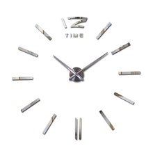 Relógio de parede 3d acrílico, relógio adesivo decorativo estilo moderno de quartzo para sala de estar 2024 - compre barato