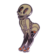 Sassy skeleton girl enamel pin horror Goth badge sexy lady brooch  Halloween art accessory 2024 - buy cheap