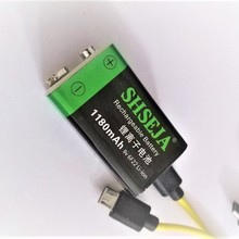 Batería Lipo recargable micro USB, 9V, 1180mAh 2024 - compra barato