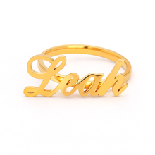 Name Ring Custom Ring Gold Stainless Steel anillos For Women Custom Gift Custom Nameplate Ring For Couple 2024 - buy cheap