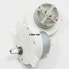 Motor de CC de alto Torque de 12v, caja de cambios eléctrica de velocidad lenta, 3RPM, 4mm de diámetro de eje, Mini Motor silencioso de reducción lenta 2024 - compra barato