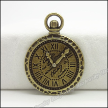50pcs Vintage Charms Clock Pendant Antique bronze Zinc Alloy Fit Bracelet Necklace DIY Metal Jewelry Findings 2024 - buy cheap