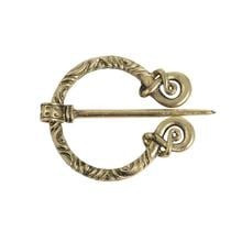 Vintage Alloy Jewellery Metal Round Enamel Brooch Penannular Cloak Shoulder Shawl Scarf Clasp Jewelry Viking Metal Pin Badge 2024 - buy cheap