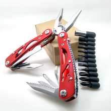 360g Red Multi Tools Folding Pliers Fishing Camping Survival EDC Scissors Screwdriver Bits Gear Multitool Pocket Knife Plier 2024 - buy cheap