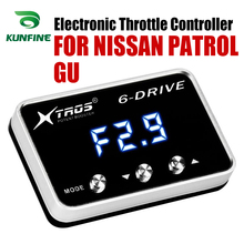 Controlador eletrônico de acelerador automotivo, potente do acelerador de corrida para nissan patrol gu10, peças acessórias de modificação 2024 - compre barato