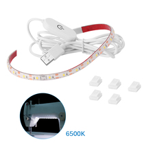 Tira de luces LED impermeable, cinta de iluminación Flexible con controlador para máquina de coser, 30cm, 18Led, DC5V 2024 - compra barato