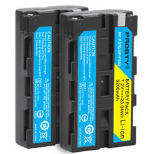 2pcs NP-F550 NP F550 NPF550 Rechargeable Li-ion Camera battery For Sony NP-F330 NP-F530 NP-F570 NP-F730 NP-F750 NP-F770 NP-F970 2024 - buy cheap