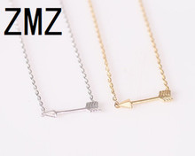 ZMZ 10pcs/lot European/US popular gold/silver pointed arrow minimalist pendant creative party jewelry fashion gift for friends 2024 - buy cheap