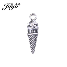 JUYA Antigas Encantos Ice Cream 21x6.5mm 20 pçs/lote Liga Pingentes para a Jóia DIY Colar Brinco Component Fazer AO0539 2024 - compre barato