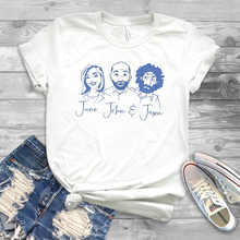 2019 How Did This Get Made T-Shirt June John and Jason Art Drawing Shirt Funny HDTGM Tee 2024 - buy cheap