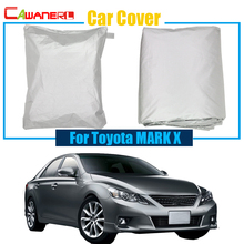 Cawanerl Full Car Cover Sun Shade Outdoor Sun Snow Rain Resistant Protector Anti UV Dustproof Cover For Toyota Mark X 2024 - buy cheap