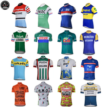 Retro Classical NEW Mountain Road RACE Team Bike Cycling Jersey Tops Breathable Customized Jiashuo 2024 - buy cheap