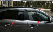 2 peças moldura para a parte inferior da janela do carro, 4 unidades, para mitsubishi outlander 2013-2018 2024 - compre barato