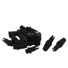 Abrazaderas ajustables de hilo, Clips de Cable de luz de techo, ojal negro, 10 Uds. 2024 - compra barato