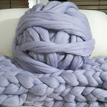 Tricô grosso macio de lã merino 1000g/bola, fio diy, braço volumoso, coberta de tricô, tricô tricotado à mão, cachecol de crochê 2024 - compre barato