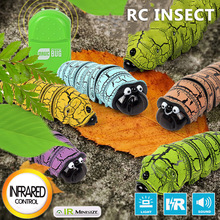 Electric RC Caterpillars Fake Insect Remote Control Caterpillars BUG Creative Electric Animal Prank Toys Tricky Funny Kids Gifts 2024 - buy cheap