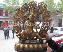 Estatua de budista folclórica del Tíbet, bronce dorado, estatua de Vajrapani de Mahakala Budha, bi0011837 2024 - compra barato