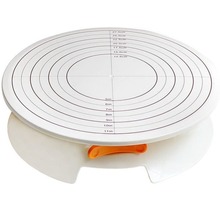 Placa giratória para decoração de bolos, mesa giratória com tampa de 360 graus e giratória para decoração de bolo 2024 - compre barato