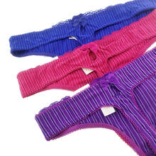 big size 7XL 6XL striped  Panties Transparent Underwear Women Lace Briefs Sexy Lingerie low Waist lingerie g-string 12pcs ah56 2024 - buy cheap