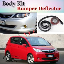 Bumper Lip Deflector Lips For Subaru Trezia 2010~2015 Front Spoiler Skirt For TopGear Friends Car Tuning View / Body Kit / Strip 2024 - buy cheap